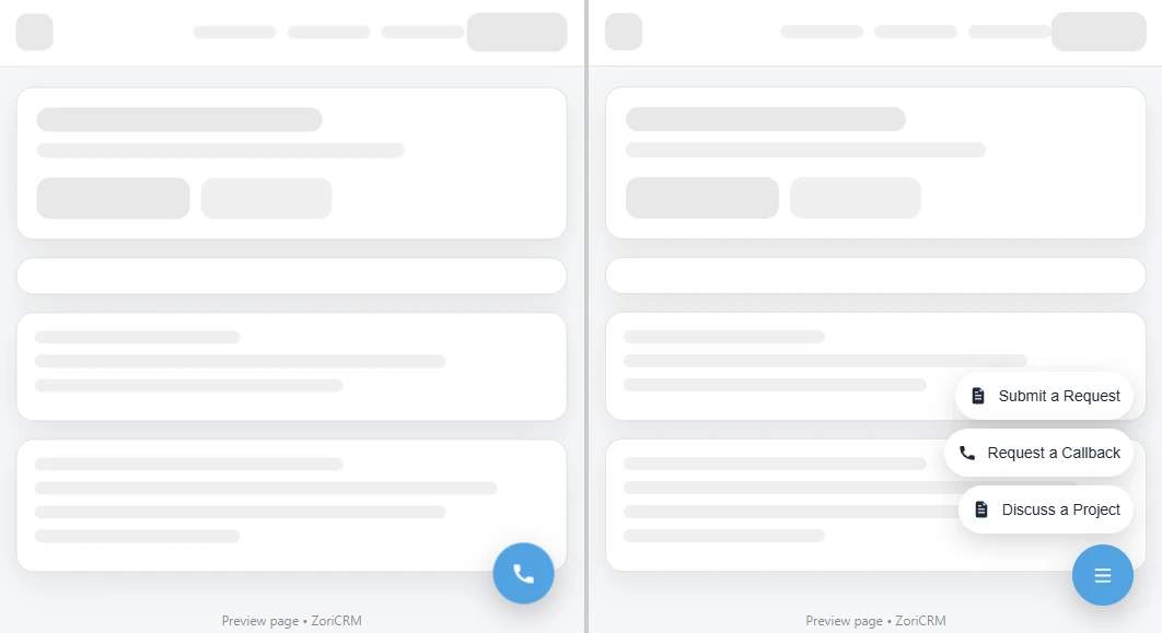 Widget variants preview