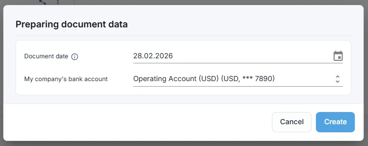 Invoice settings in ZoriCRM